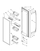 Refrigerator door parts