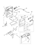 Dispenser front parts