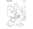 KitchenAid KEBK171SWH00 oven parts diagram