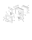 Oven door parts