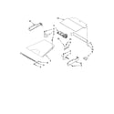 KitchenAid KEBS177SBL00 top venting parts, optional parts (not included) diagram
