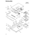 KitchenAid KECC508RPT02 cooktop parts, optional parts (not included) diagram