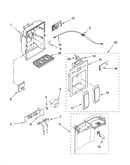 Dispenser front parts