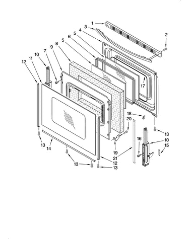 Door parts, optional parts (not included)