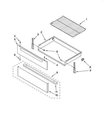Drawer & broiler parts