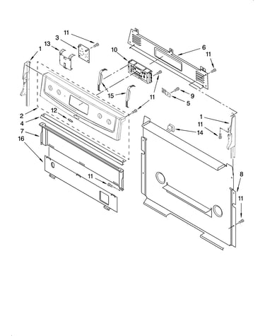 Control panel parts