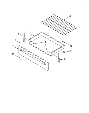 Drawer & broiler parts