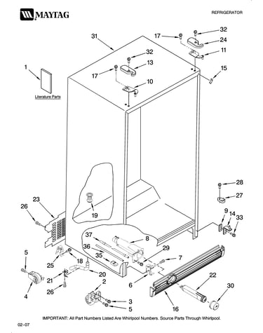Cabinet parts