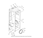 Maytag MSD2258KGW00 refrigerator liner parts diagram