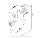 Maytag MSD2258KGW00 icemaker parts diagram