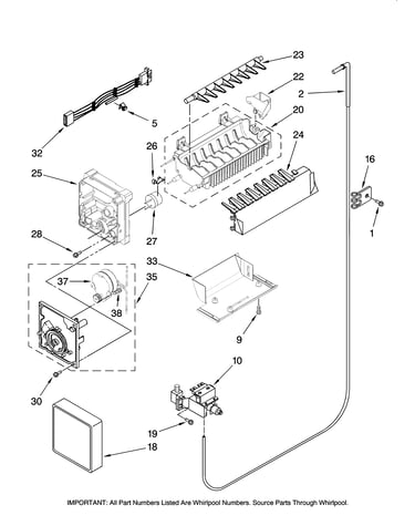 Icemaker parts