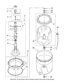 Agitator, basket and tub parts