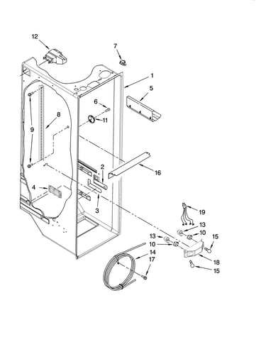 Refrigerator liner parts