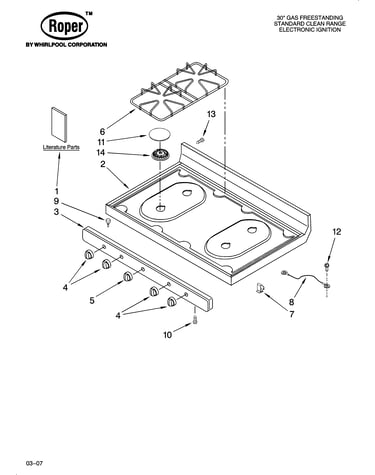 Cooktop parts
