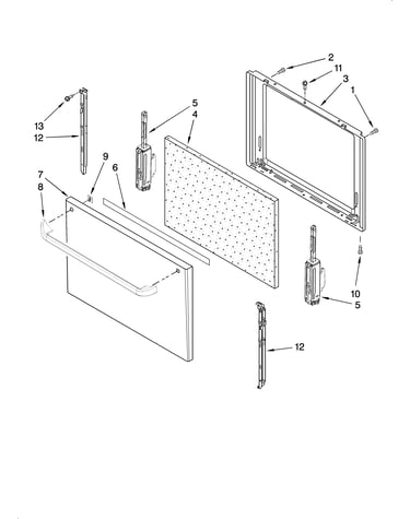 Door parts, optional parts (not included)