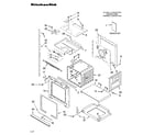 KitchenAid KEBS208SBL00 oven parts diagram