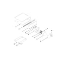 KitchenAid KEWS145SPA00 internal warming drawer parts diagram