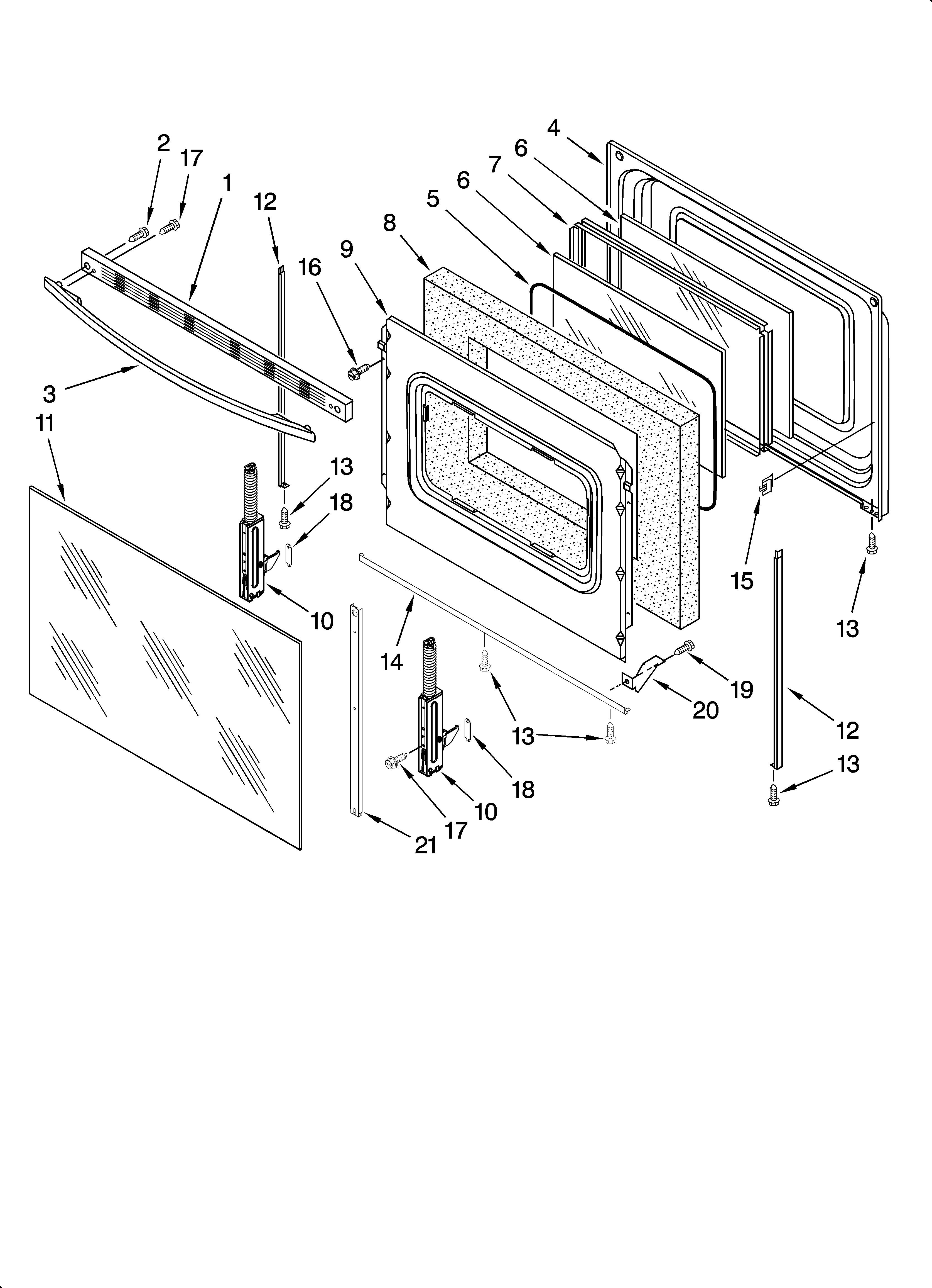 Door parts, optional parts