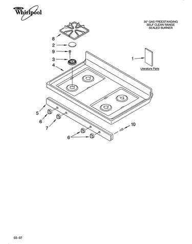 Cooktop parts