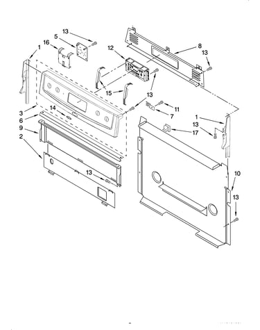 Control panel parts
