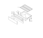 Whirlpool SF265LXTS0 drawer & broiler parts, optional parts (not included) diagram