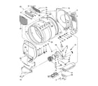 Whirlpool YCEM2760TQ0 bulkhead parts, optional parts (not included) diagram