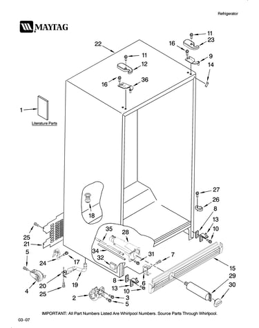 Cabinet parts