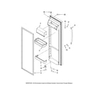 Maytag MSD2669KEB00 refrigerator door parts diagram