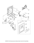 Dispenser front parts