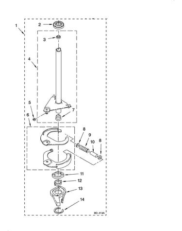 Brake and drive tube parts