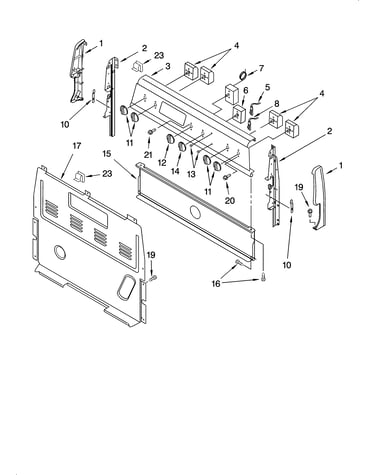 Control panel parts