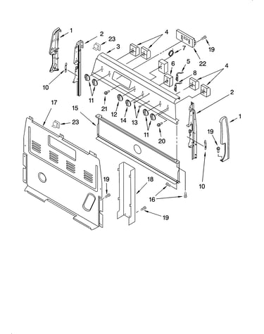 Control panel parts