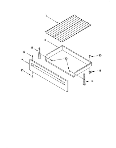 Drawer & broiler parts