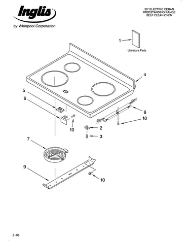 Cooktop parts