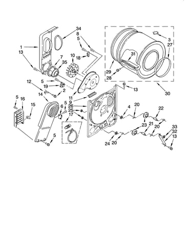 Bulkhead parts, optional parts (not included)