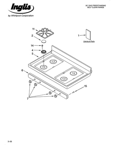Cooktop parts