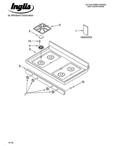 Cooktop parts
