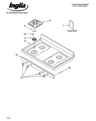 Cooktop parts