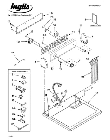 Top and console parts