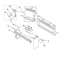 Cabinet and installation parts
