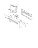 Cabinet and installation parts