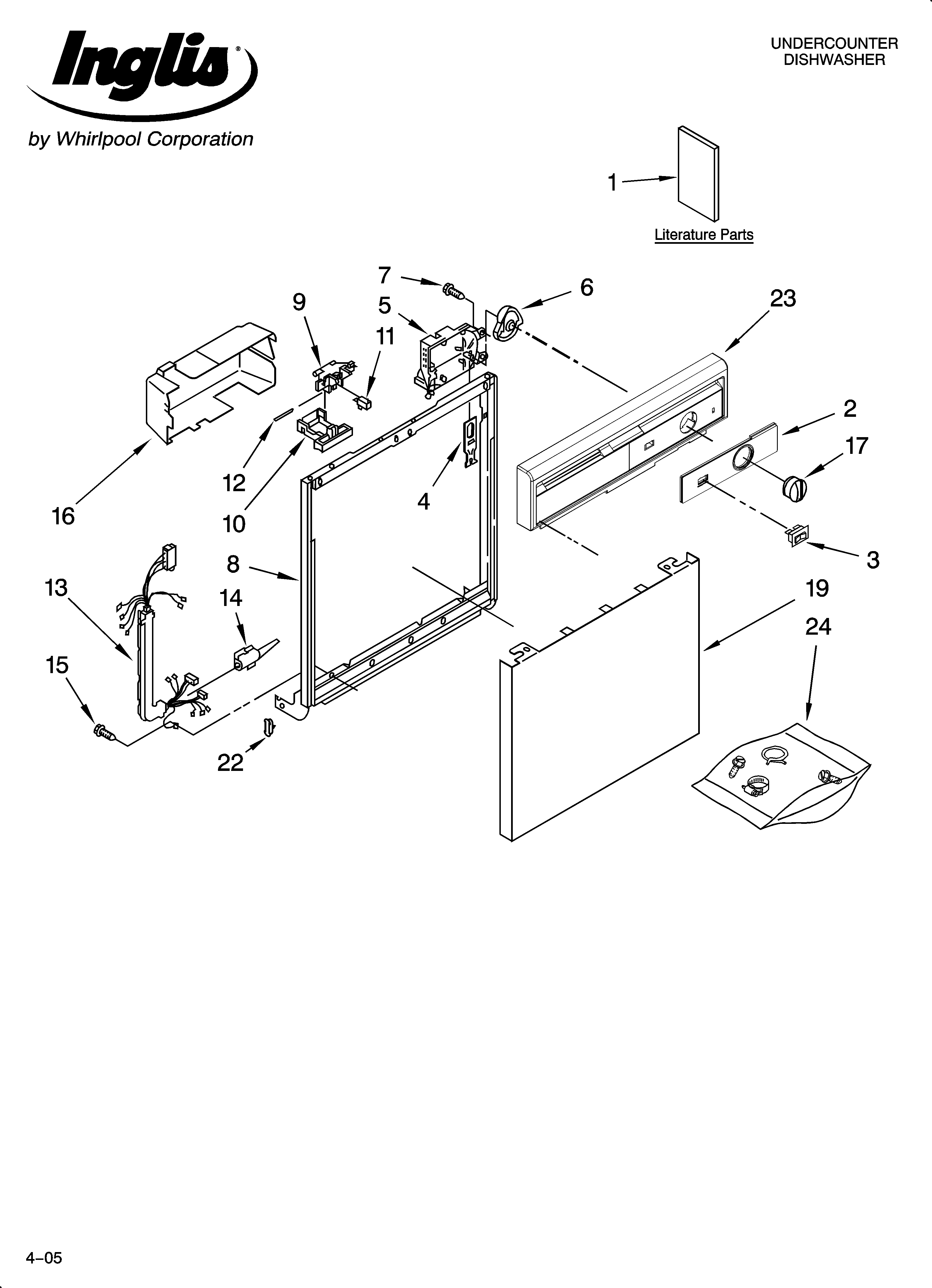 FRAME AND CONSOLE PARTS