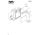 Inglis IRD4700Q0 frame and console parts diagram