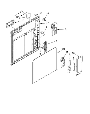Inner door parts