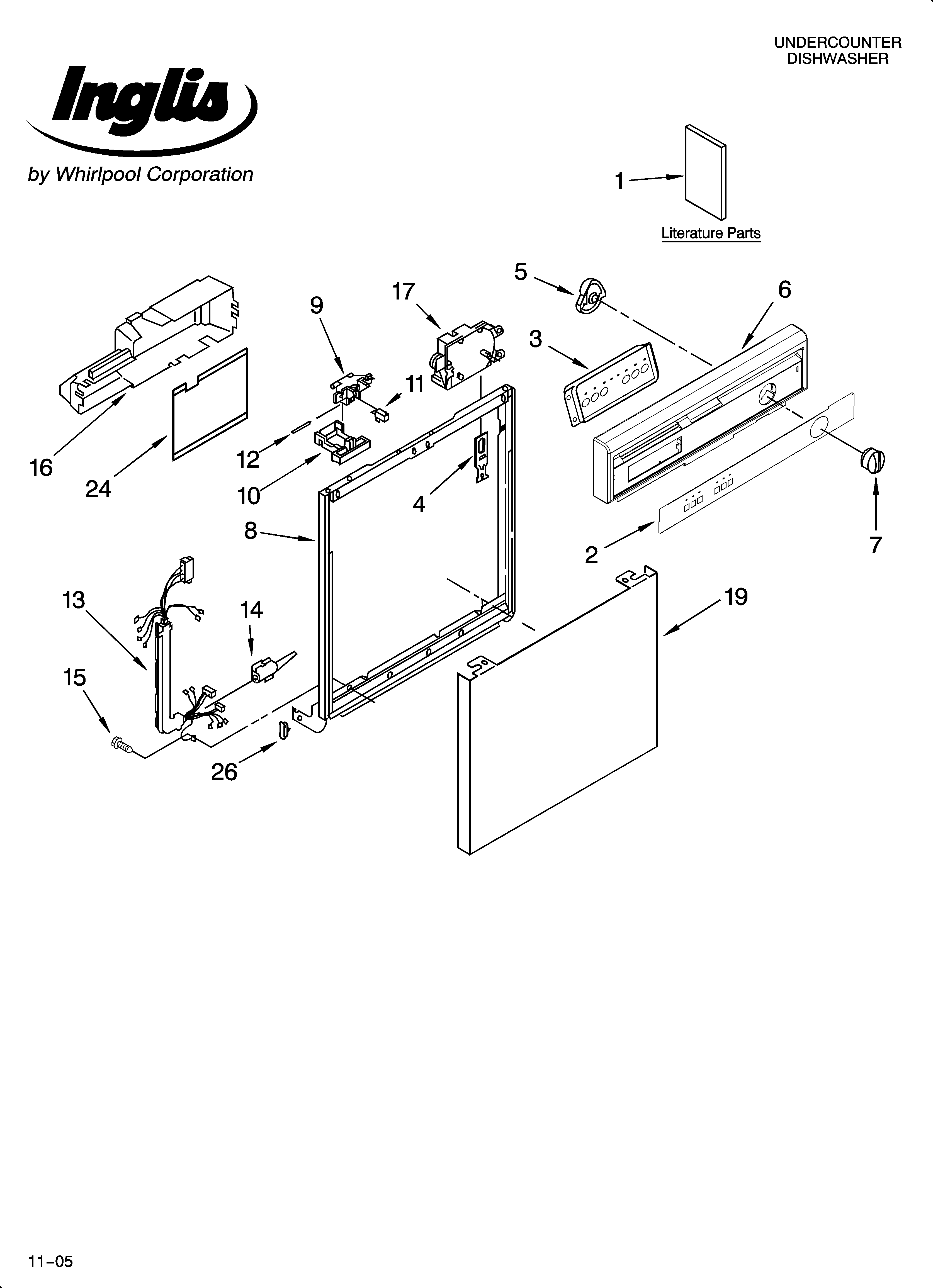 Frame and console parts