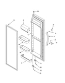 Refrigerator door parts
