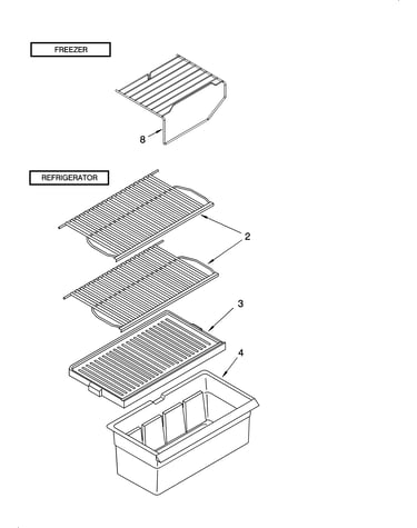 Shelf parts, optional parts
