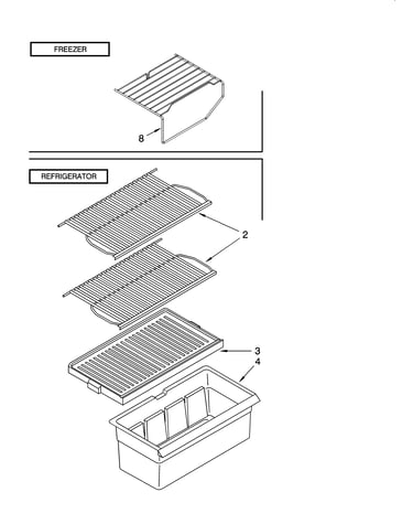 Shelf parts, optional parts
