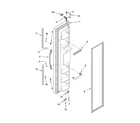 Inglis ITQ225800 freezer door parts diagram