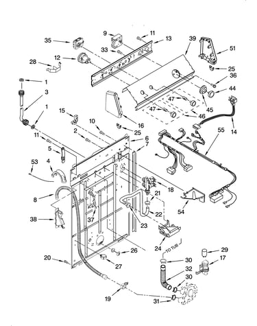 Controls and rear panel parts